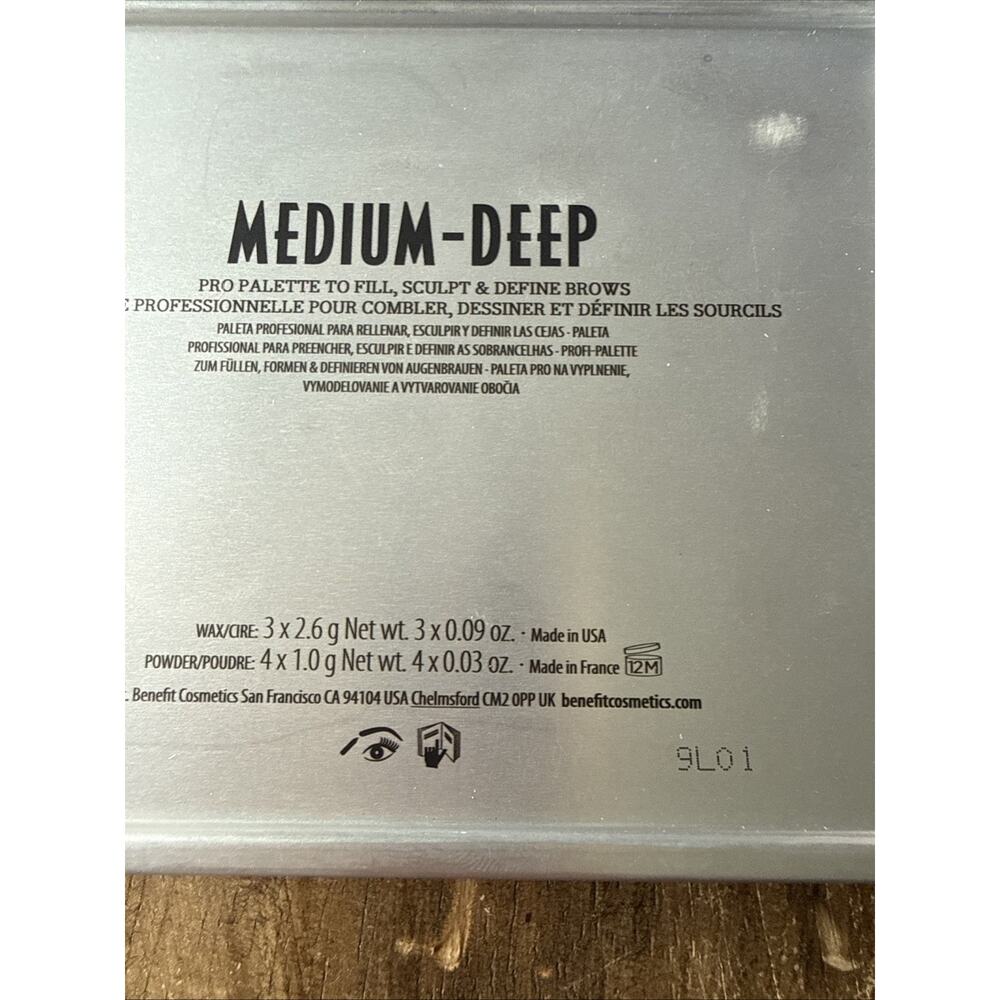 Benefit Brow Zings Pro Palette Medium‑Deep NIB Discontinued Brow Powder & Wax - Picture 9 of 9